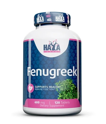 Haya Labs Fenugreek 600 mg / 120 table