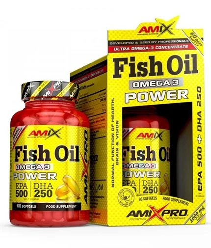 Amix Nutrition Fish Oil Omega3 Power / 60 gel capsules