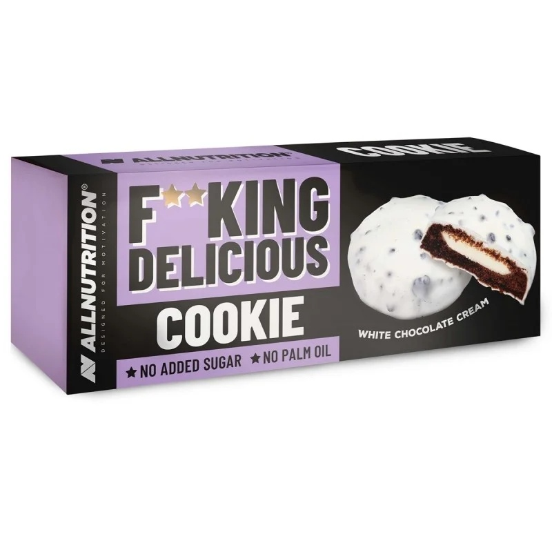 Allnutrition FKing Delicious Cookie - White Chocolate Cream - Diet Dessert 128 g