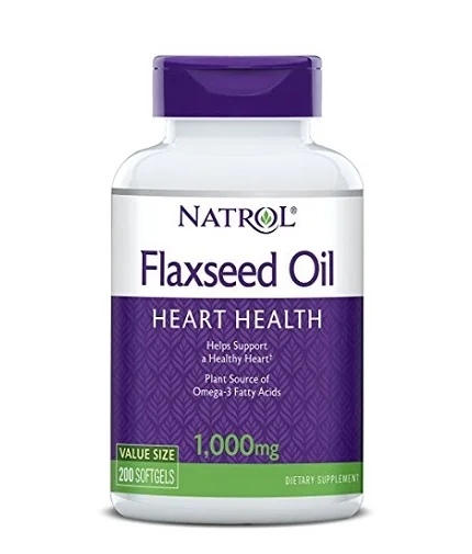 Natrol Flaxseed Oil 1000 mg / 200 gel capsules