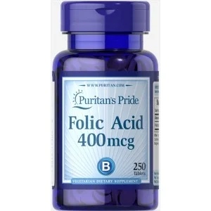 Puritan\s Pride Folic Acid 400mcg / 250 tabs.
