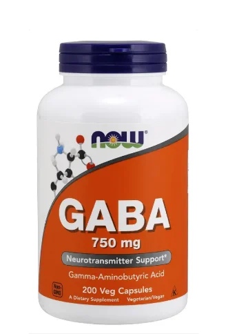 NOW GABA 750 mg / 200 capsules