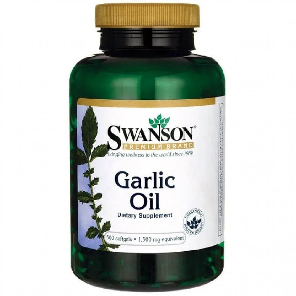 Swanson Garlic Oil 500 capsules