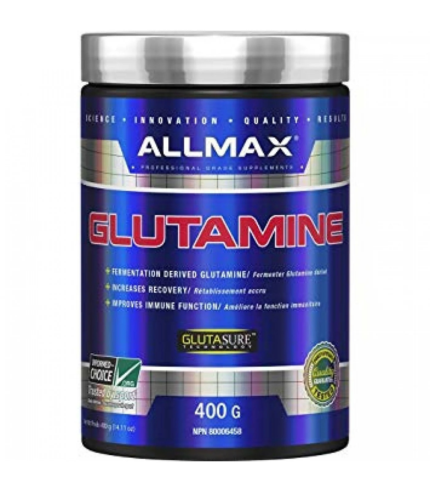 Allmax nutrition Glutamine 400 g. - 80 doses