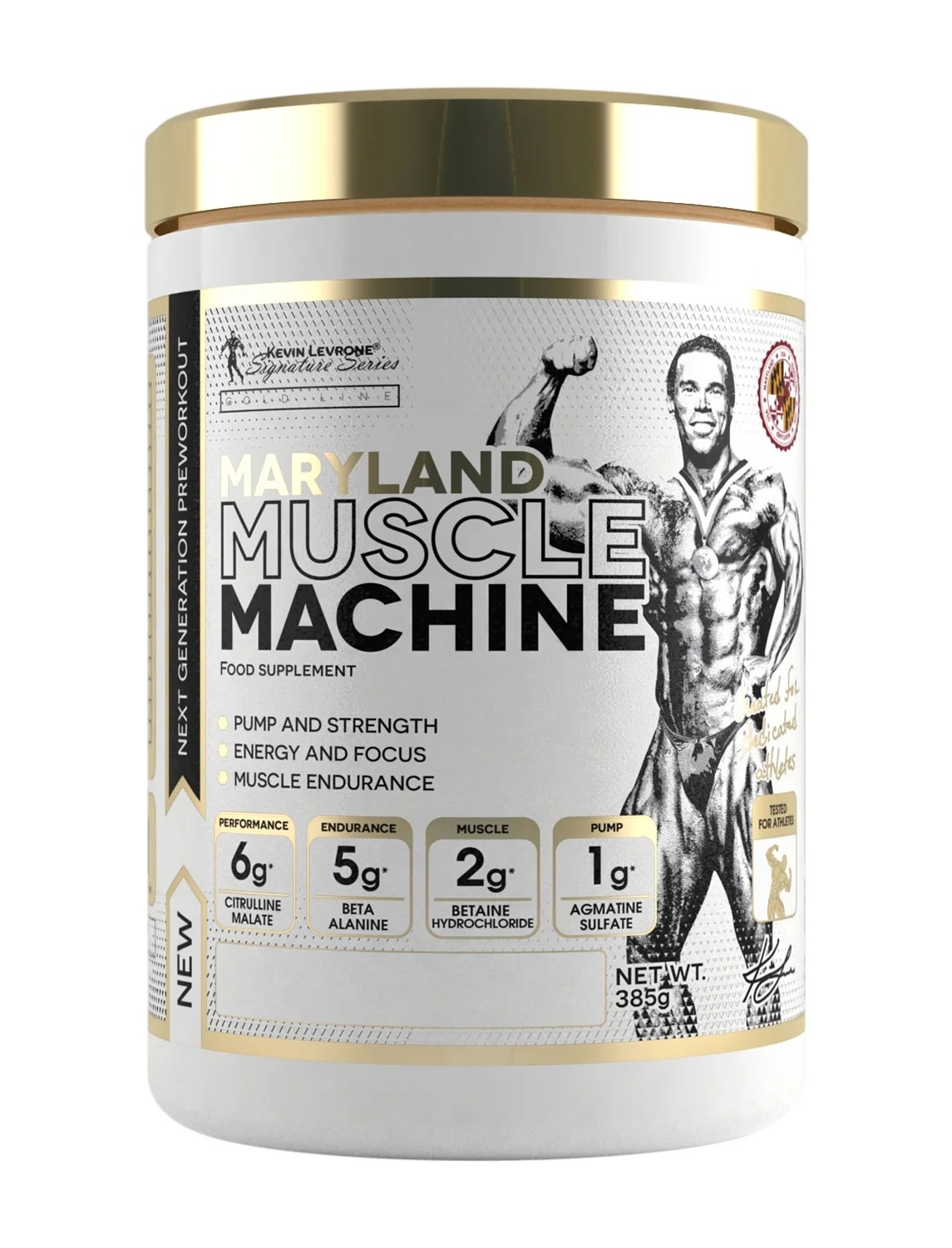 Kevin Levrone Gold Line / Maryland Muscle Machine 385g (Νιτρικό χωρίς κρεατίνη)