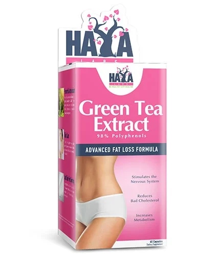 Haya Labs Green Tea Extract 500 mg / 60 caps.