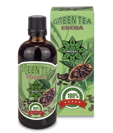 Cvetita Herbal Green Tea with Cocoa 100 ml