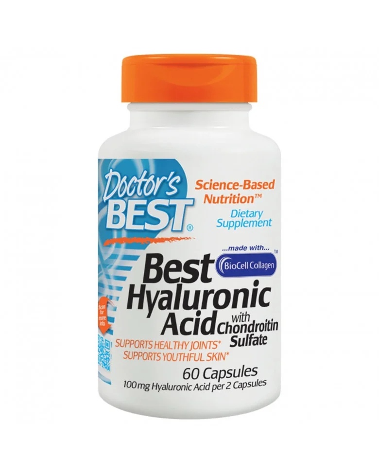 Doctors Best Hyaluronic Acid Chondroitin Sulphate 60 capsules