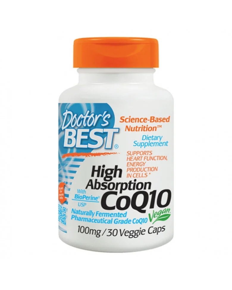 Doctors Best High Absorption CoQ10 100 mg / 30 capsules