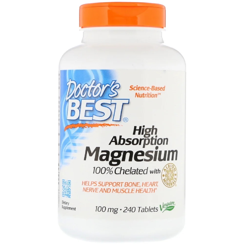 Doctors Best High Absorption Magnesium Chelated 240 tablets