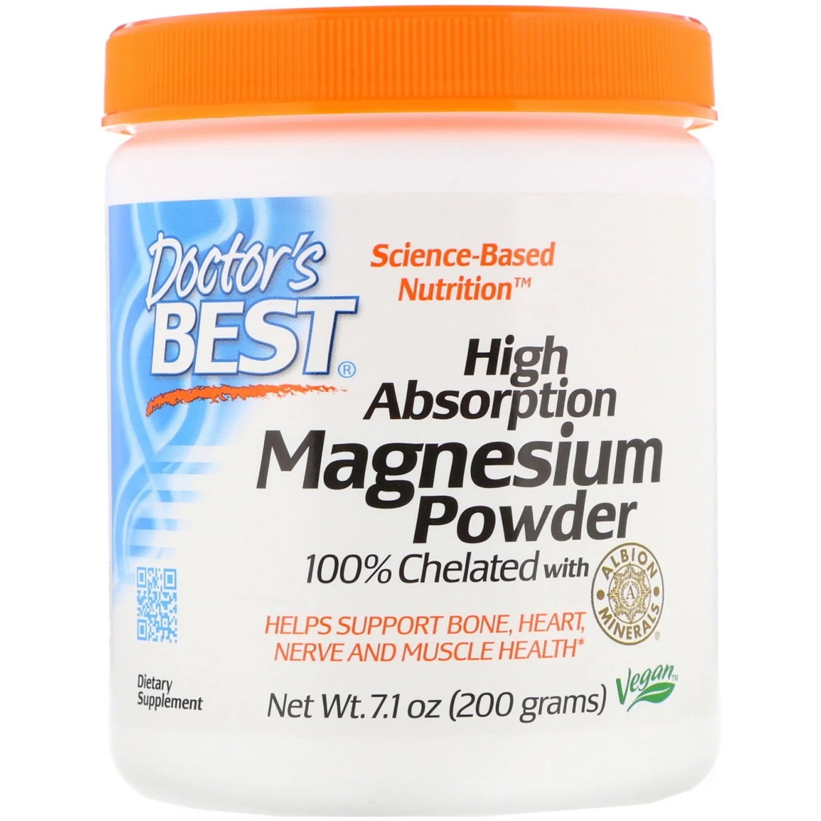 Doctors Best High Absorption Magnesium Powder 200g