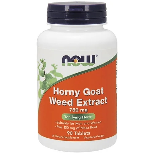 NOW HORNY GOAT WEED EXTRACT 750 MG - 90 TABS