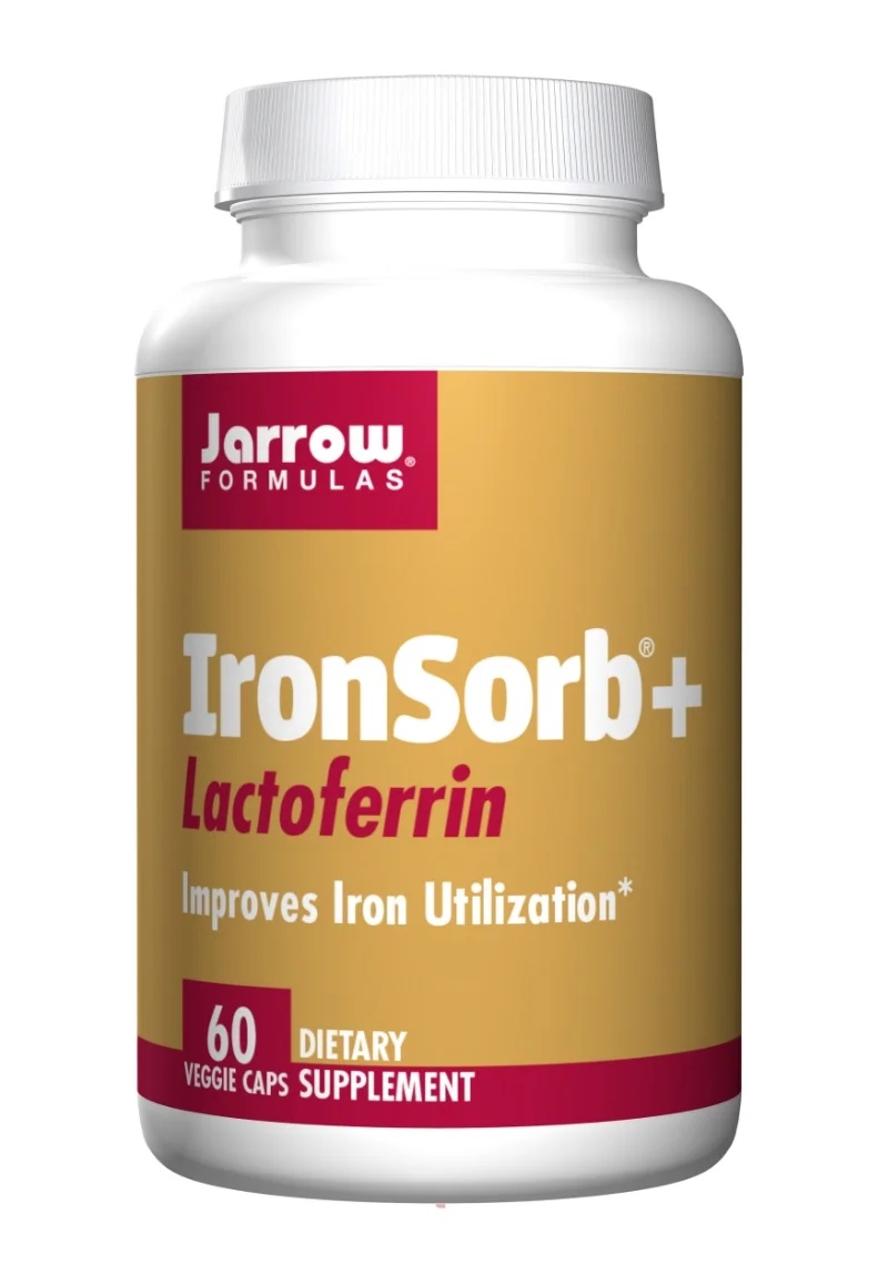 Jarrow Formulas Ironsorb® + Lactorferrin 60 veg. capsules