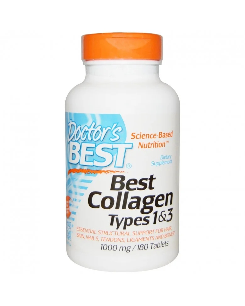 Doctors Best Collagen Type 1 and 3 1000 mg / 180 tablets