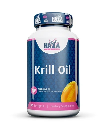 Haya Labs Krill Oil 500 mg / 60 gel capsules