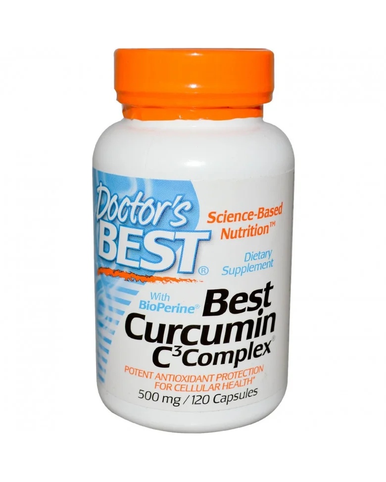Doctors Best Curcumin Complex + Piperine 500 mg / 120 capsules