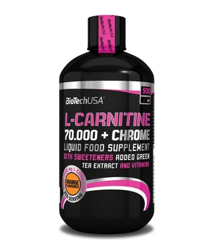 Biotech USA L-Carnitine + Chrome 70.000 Liquid / 500 ml