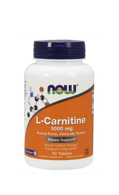 NOW L-Carnitine 1000 mg - 50 tablets