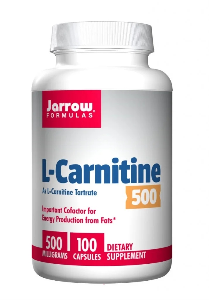 Jarrow Formulas L-Carnitine l-Carnitine) 100 caps / 500 mg.