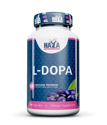 Haya Labs L-DOPA /Mucuna Pruriens Extract/ 90 Capsules