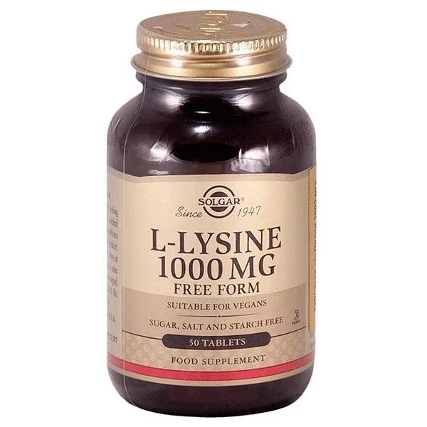 Solgar L-Lysine 1000 mg Tablet