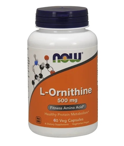 NOW L-Ornithine 500 mg / 60 capsules