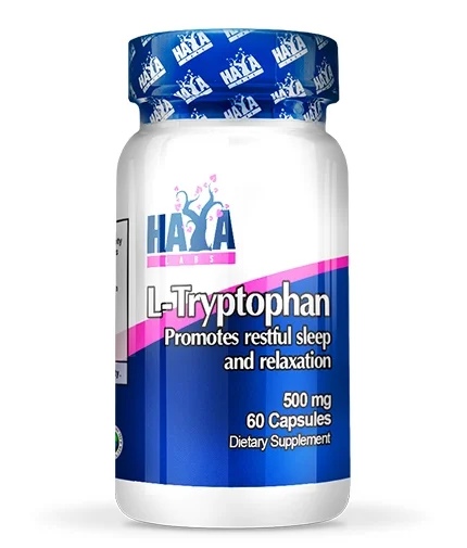 Haya Labs L-Tryptophan 500 mg / 60 capsules