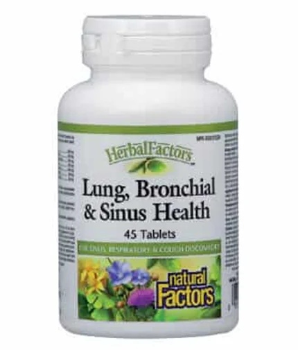 Natural Factors Lung Bronchial and Sinus 45 tablets