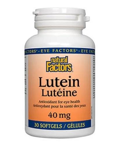 Natural Factors Lutein 40 mg / 30 gel capsules