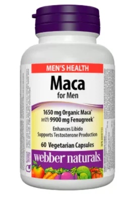 Webber Naturals Maca for Men x 60 caps