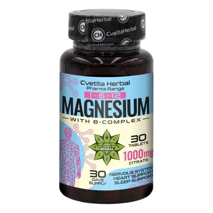 Cvetita Herbal Magnesium + B - complex - Magnesium + B - complex - 30 tablets