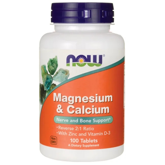 NOW Magnesium & Calcium 2:1 / 100 tablets