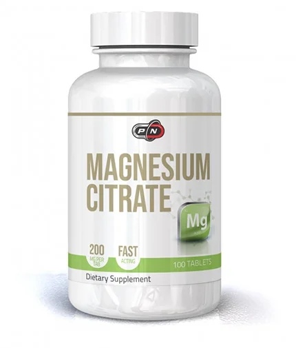 Pure Nutrition Magnesium Citrate 200mg / 100 Tabs.