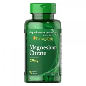 Puritan\s Pride Magnesium Citrate 200mg 90caps.