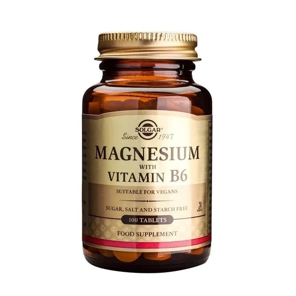 Solgar Magnesium with Vitamin B6 133/8 mg