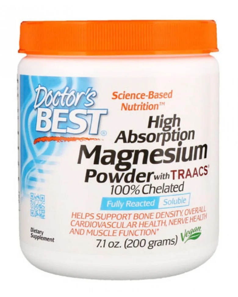 Doctors Best Magnesium 100% Chelated Powder 200 g