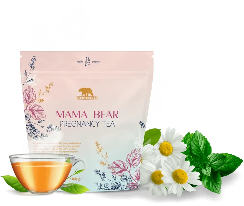 The Green Bear MAMA BEAR PREGNANCY TEA - TEA FOR PREGNANCY WOMEN 160 g / 50 doses