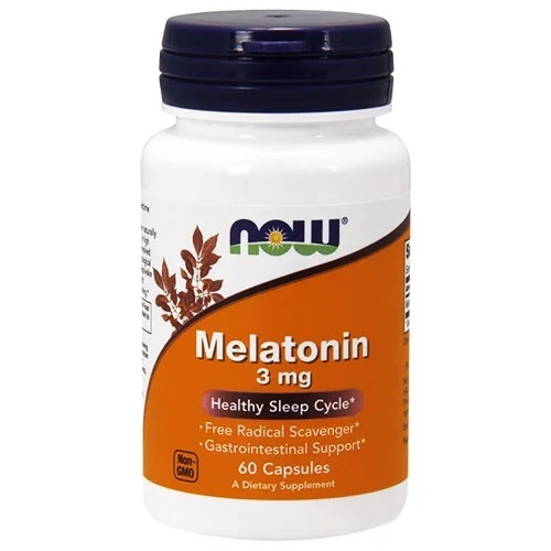 NOW Melatonin 3 mg / 60 caps.