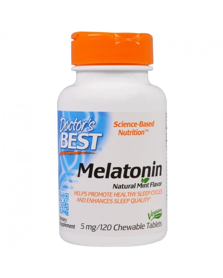 Doctors Best Melatonin 5 mg / 120 chewable tablets
