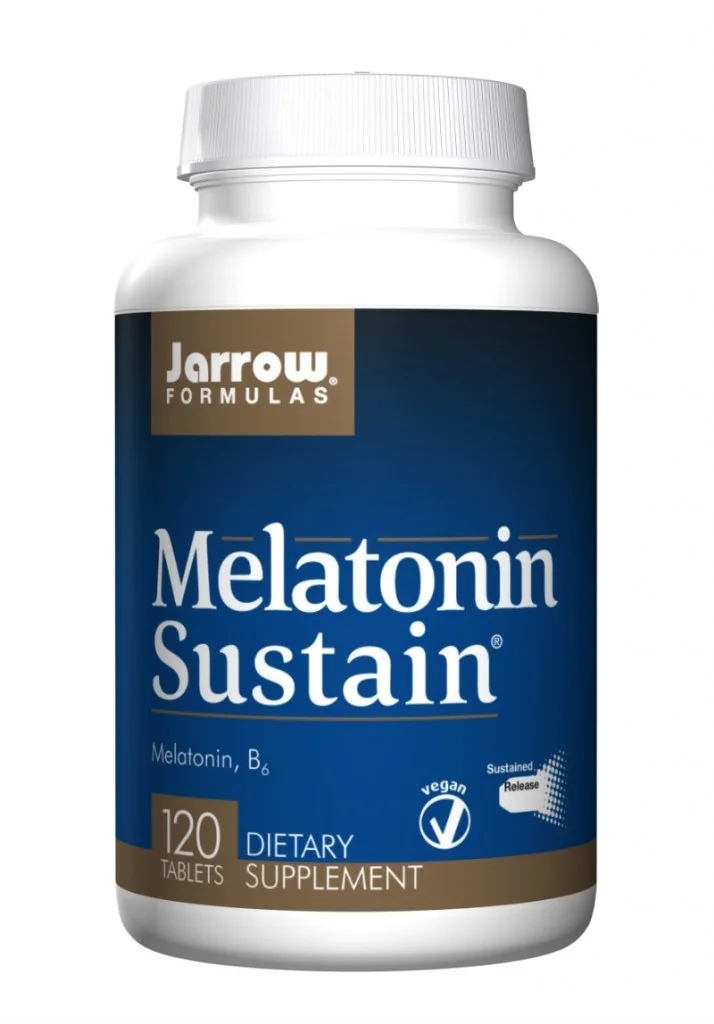 Jarrow Formulas Melatonin Sustain® melatonin) 120 tabs.