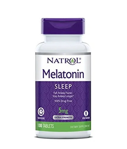 Natrol Melatonin Time Release 5 mg / 100 tablets
