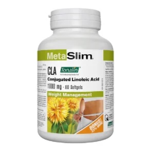 Webber Naturals MetaSlim® CLA Conjugated Linoleic Acid) Tonalin® - 1000 mg 80 softgels