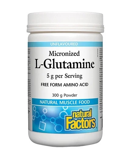 Natural Factors Micronized L-Glutamine 300 g / 60 doses