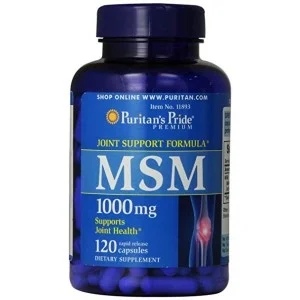 Puritan\s Pride MSM - 1000 mg / 120 tabs.