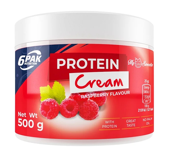 6 Pak Nutrition My Sweets Protein Cream Raspberry 500 g