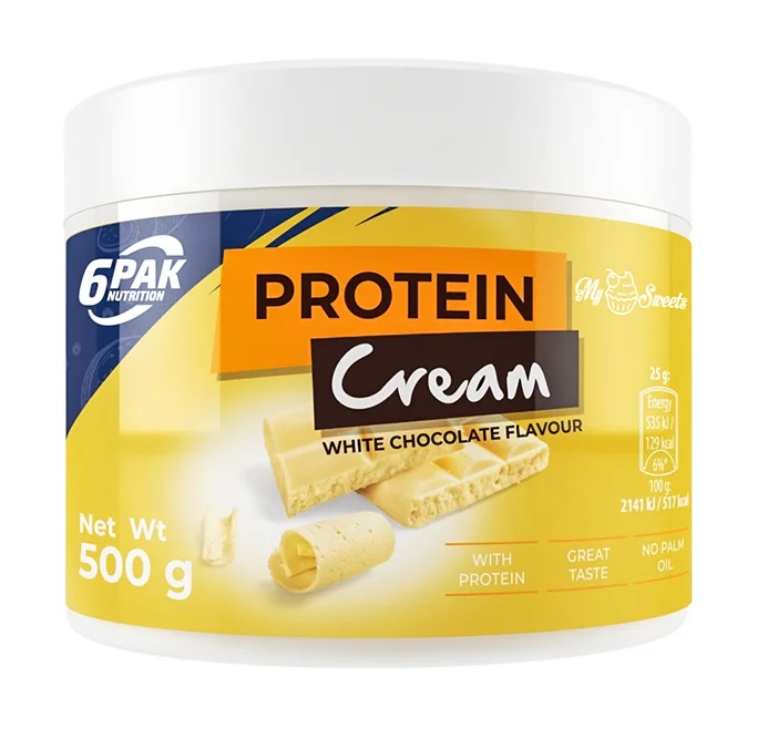 6 Pak Nutrition My Sweets Protein Cream White Chocolate 500 g