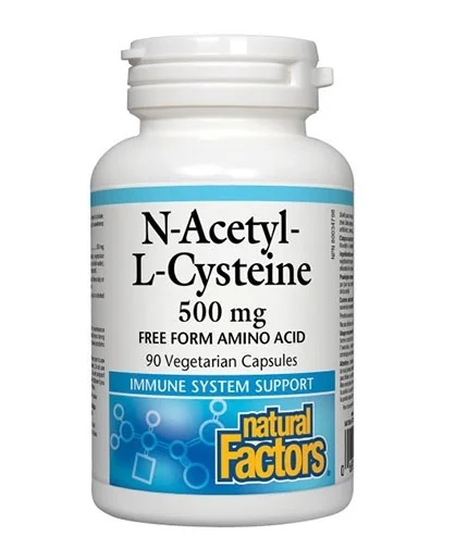 Natural Factors N-Acetyl L-Cysteine 500 mg / 90 capsules