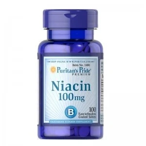 Puritan\s Pride Niacin 100 mg - 100 capsules