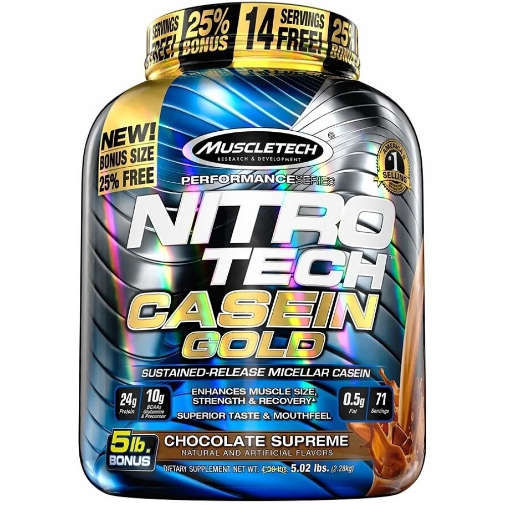 Muscletech Nitro Tech Casein Gold 2280 g