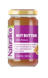 Naturalico Nut Butter 100% Peanuts 300 g Peanut tahini